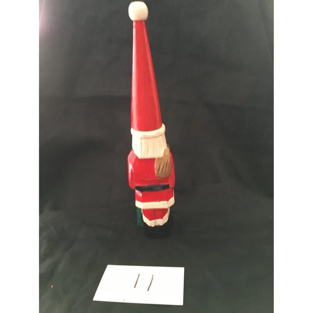 Vintage santa claus candle stick holder‎ Christmas holiday decoration
